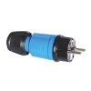 Вилка Schuko 16A 3п(2P+E) 250В, IP44  синий MULTI-GRIP Bals 7370