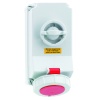 Розетка настенная с блокировкой 32A 4п, 3ч, 380-440В, IP67 Quick-Connect Bals 16050 (реф)