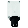 Вилка настенная 63А 5п(3Р+N+Е) 5ч, 690В, IP44 TE-W-ST, 170x118 черная Bals 24632