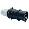 Вилка кабельная 16A 4п(3P+PE) 7ч, 500В, IP44 черная Quick-Connect Bals 21688