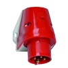Вилка настенная 16A 4п(3P+PE) 6ч, 400В, IP44 90х87 Quick-Connect Bals 24392