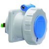 Розетка встраиваемая 16A 3п(2P+PE) 6ч, 230В, IP67 75х75 Quick-Connect Bals 13734